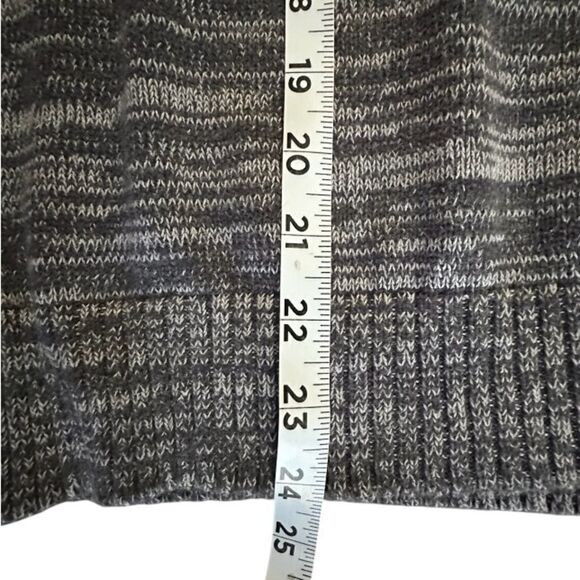 Mens 33 Degrees Gray Tones 1/4 Zip Sweater w/Raglan Sleeves. Large EUC. - Picture 4 of 6